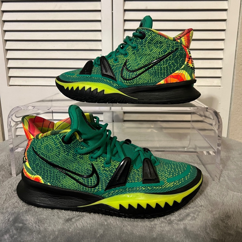 Nike Kyrie 7 Ky-D Weatherman Stadium Green Mens Size 8.5 CQ9326-300